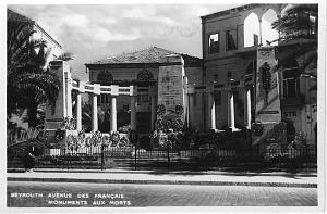 BEYROUTH LE MONUMENT DE L ARMEE DU LEVANT